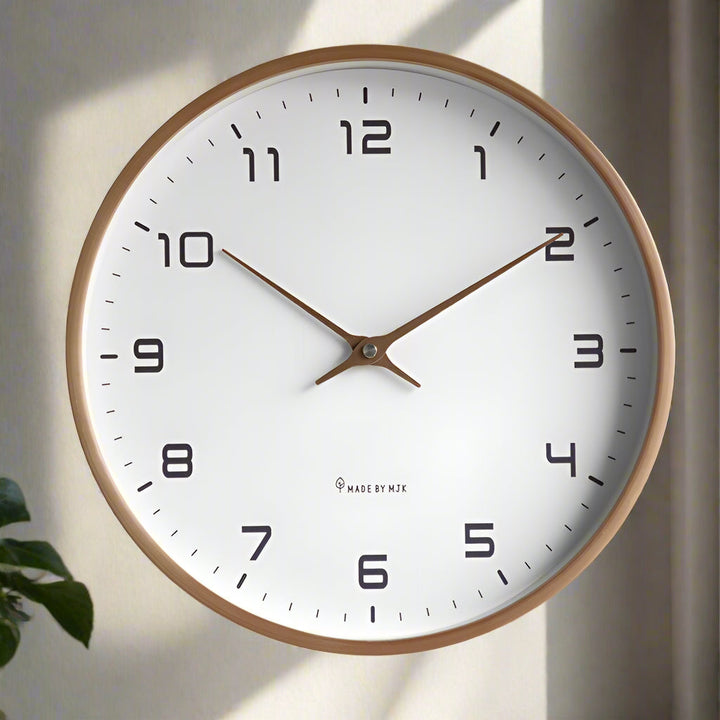 Lisslune | Scandinavian Simple Wall Clock - Modern Minimalist Design for Home Decor & Office Use