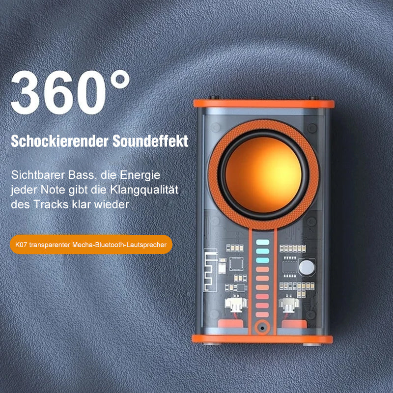 Lisslune | Transparent wireless Mecha Bluetooth speaker