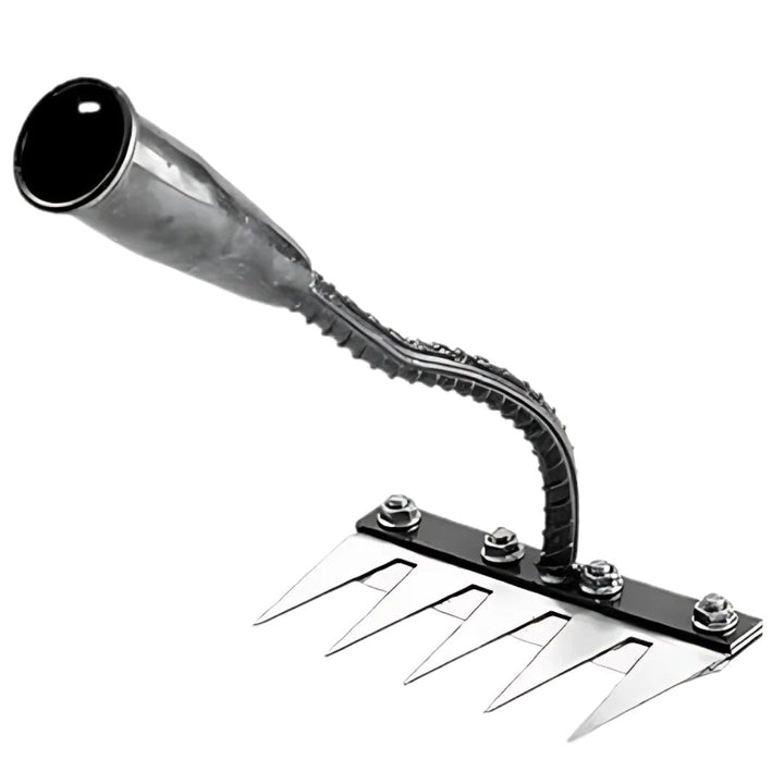 Lisslune | Weeding Rake | Ultra-Durable Steel Teeth & Ergonomic Handle for Effortless Garden Maintenance