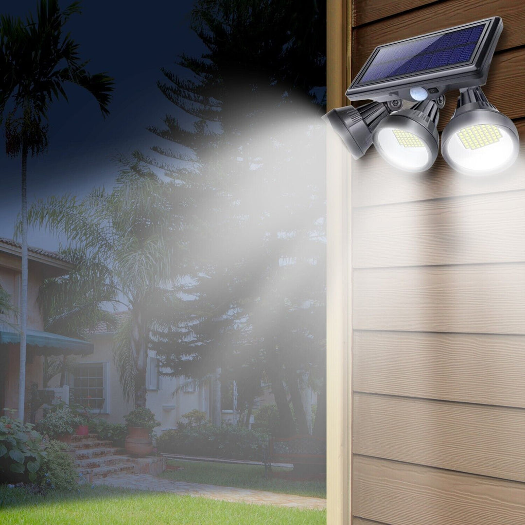 Lisslune | Solar Outdoor Security Floodlight with Motion Sensor