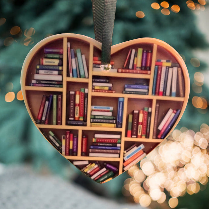 Lisslune | Sweet Heart Shaped Book Shelf Decoration