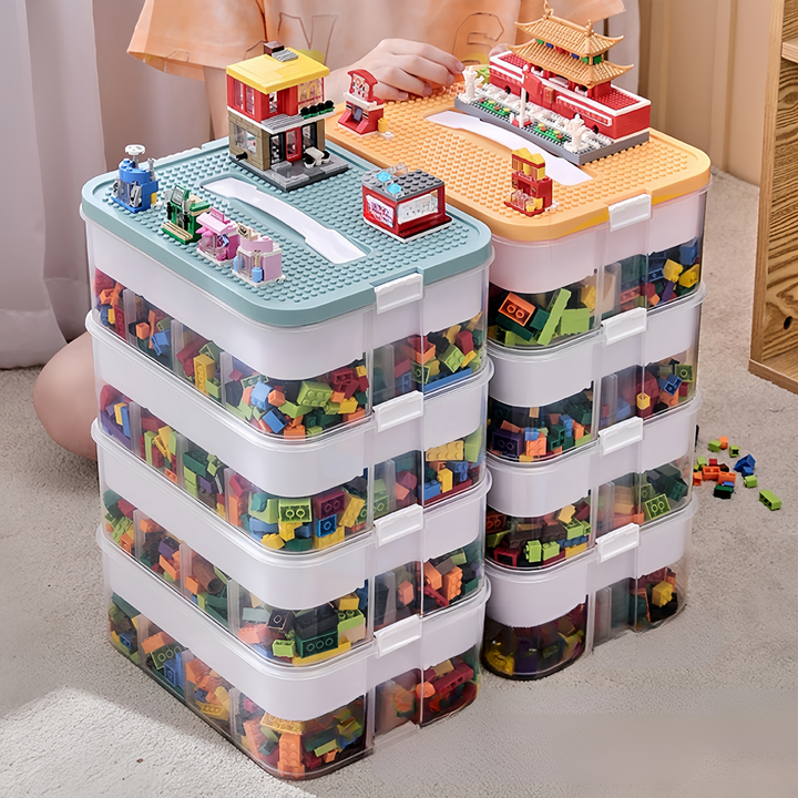 Lisslune | StackSmart Slim Stackable Storage Solution – Stylish and Space-Saving