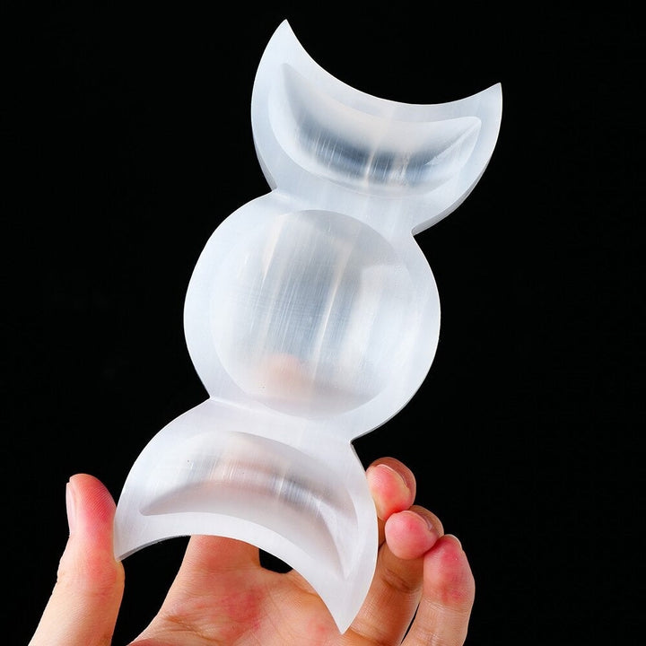 Lisslune | Moon Divination Selenite Crystal Bowl