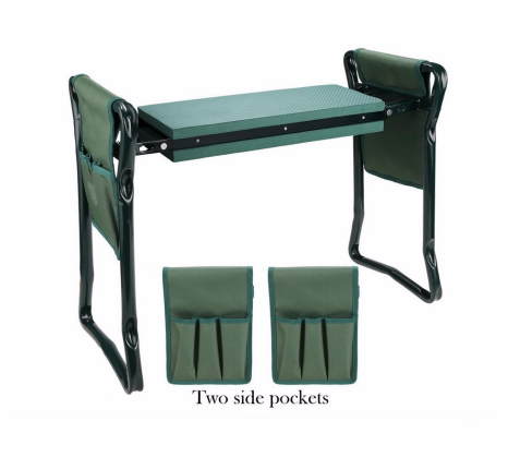 Lisslune | Garden Stool with Bag – Collapsible Seat and Workspace for Gardening