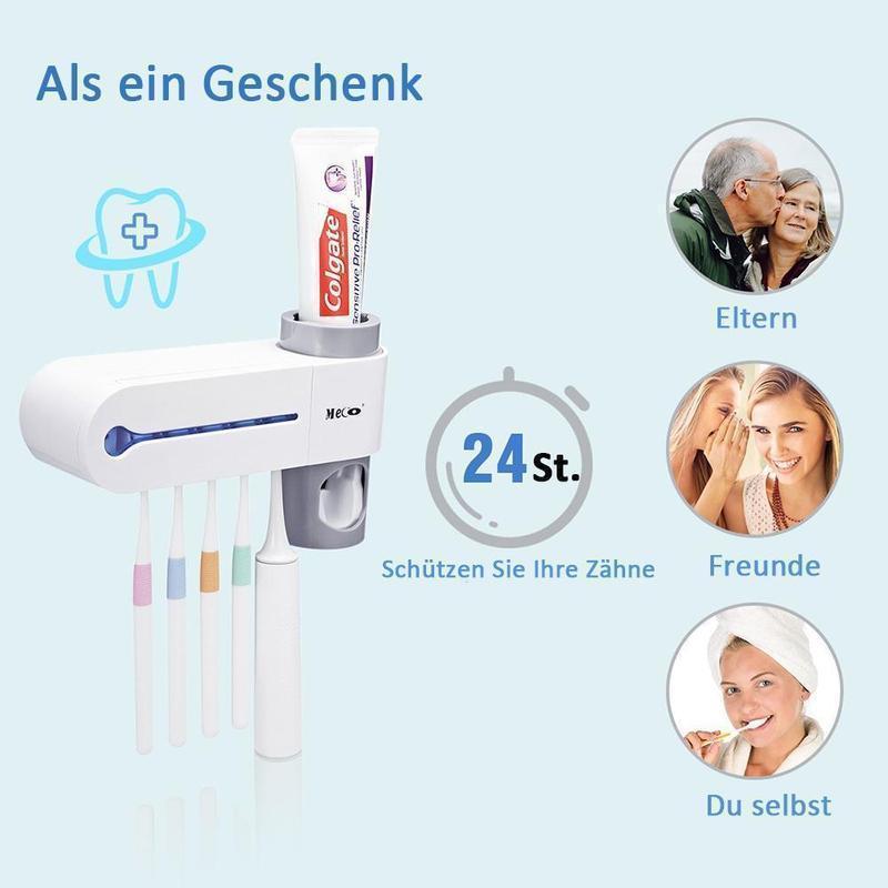 Lisslune | 2-in-1 Disinfection Toothbrush Holder