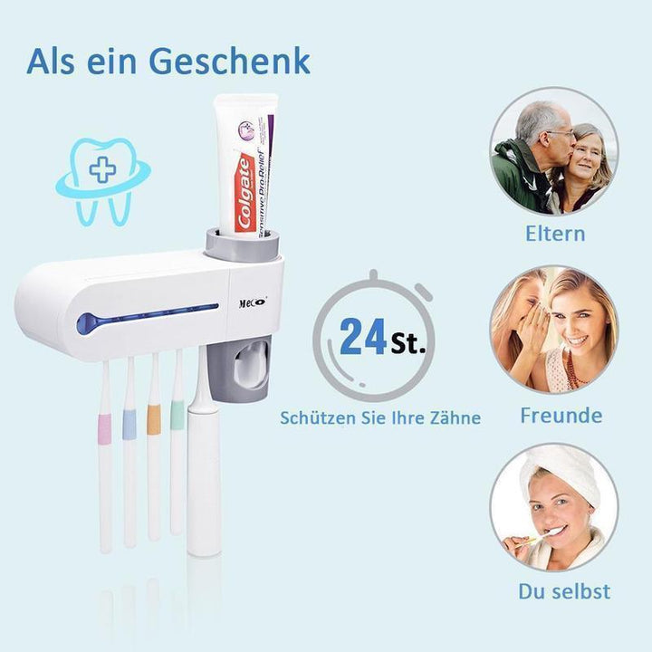 Lisslune | 2-in-1 Disinfection Toothbrush Holder
