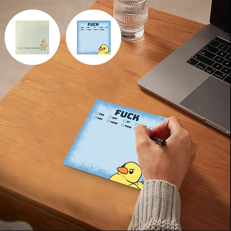 Lisslune | Funny, cheeky sticky notes with duck