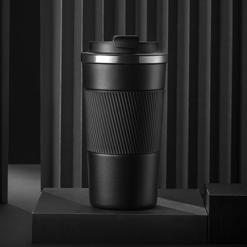 Lisslune | Stainless Steel Insulation Mug, with Spout Lid, Leak-proof Design and Large Mouth for Easy Cleaning
