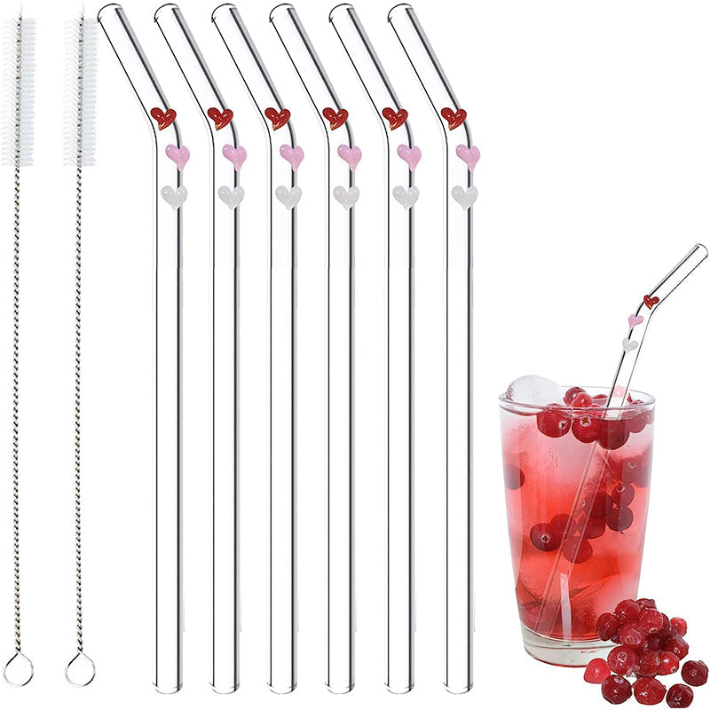 Lisslune | Straws made of colored glass