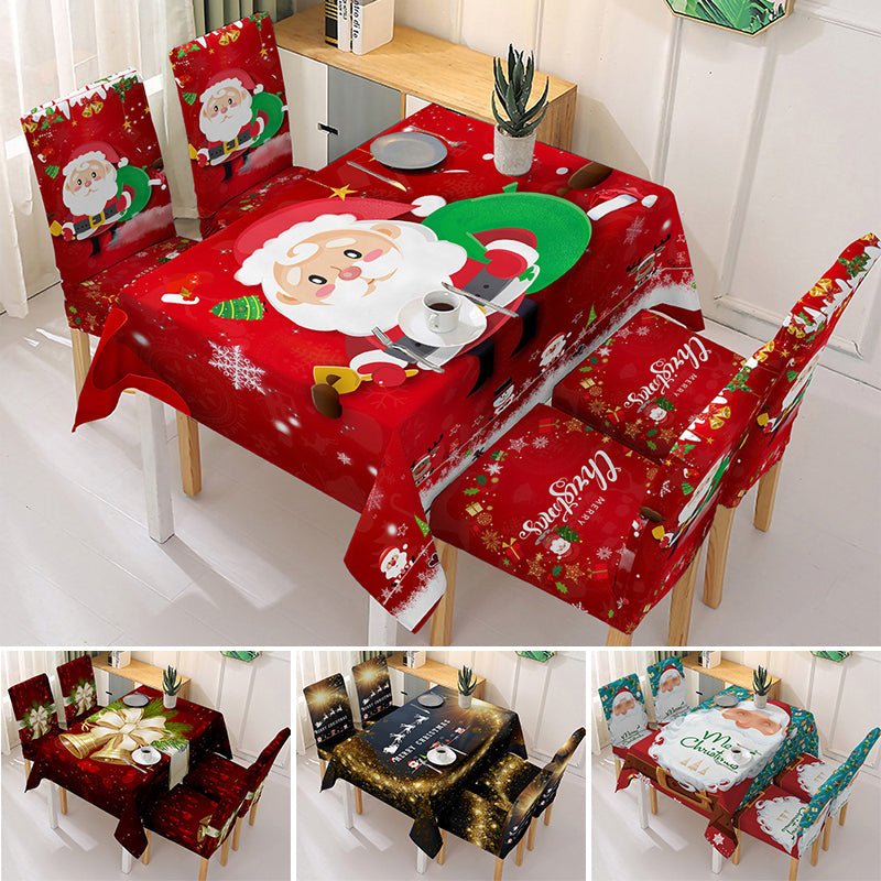 Lisslune | JoyTable Christmas Tablecloth – Festive Tablecloth made of Sustainable Fabric for the Holidays