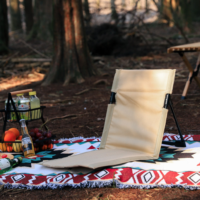 Lisslune | Outdoor Foldable Reclining Chair With Integrated Beach Chair