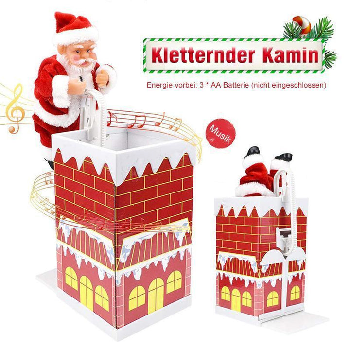 Lisslune | Beautiful Santa Climbing Chimney Pleasant Gift Toy