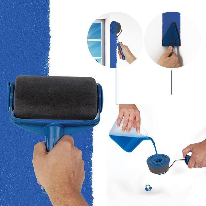 Lisslune | Bequee color roller refillable color tank edge roller, roller with tank