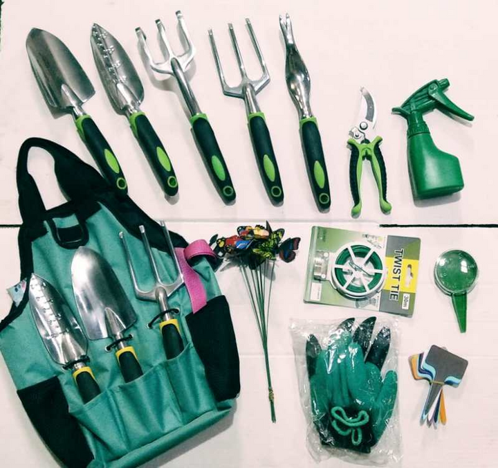 Lisslune | Garden Tool Set with Bag – Complete Set for Plant Care and Gardening