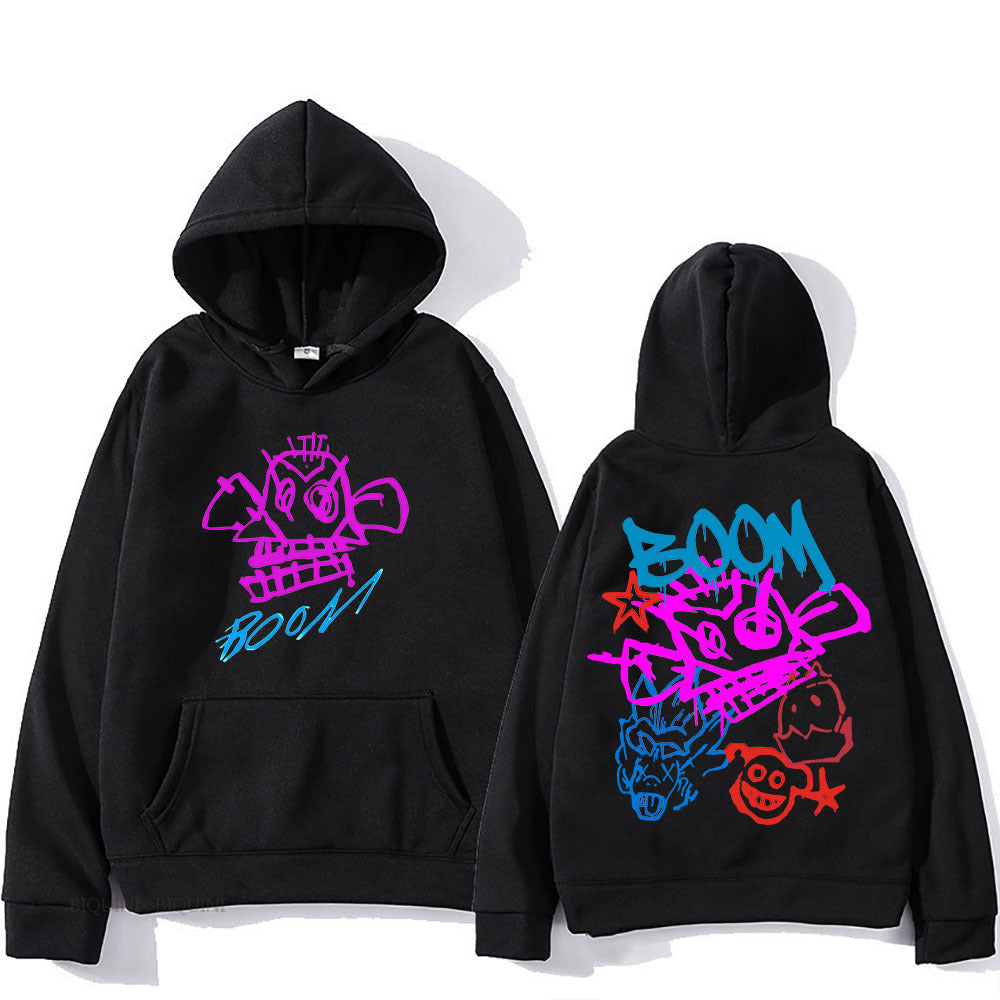 Lisslune | Arcane Jinx Cartoon Long Sleeve Hoodie