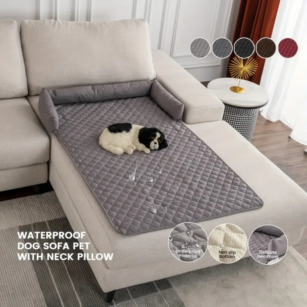 Lisslune | Bolstered Quilted Pet Sofa Protector
