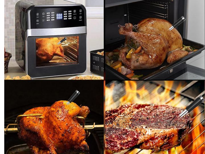 Lisslune | Wireless Meat Thermometer – Perfect Steaks, BBQ, Fish, or Turkey Made Easy