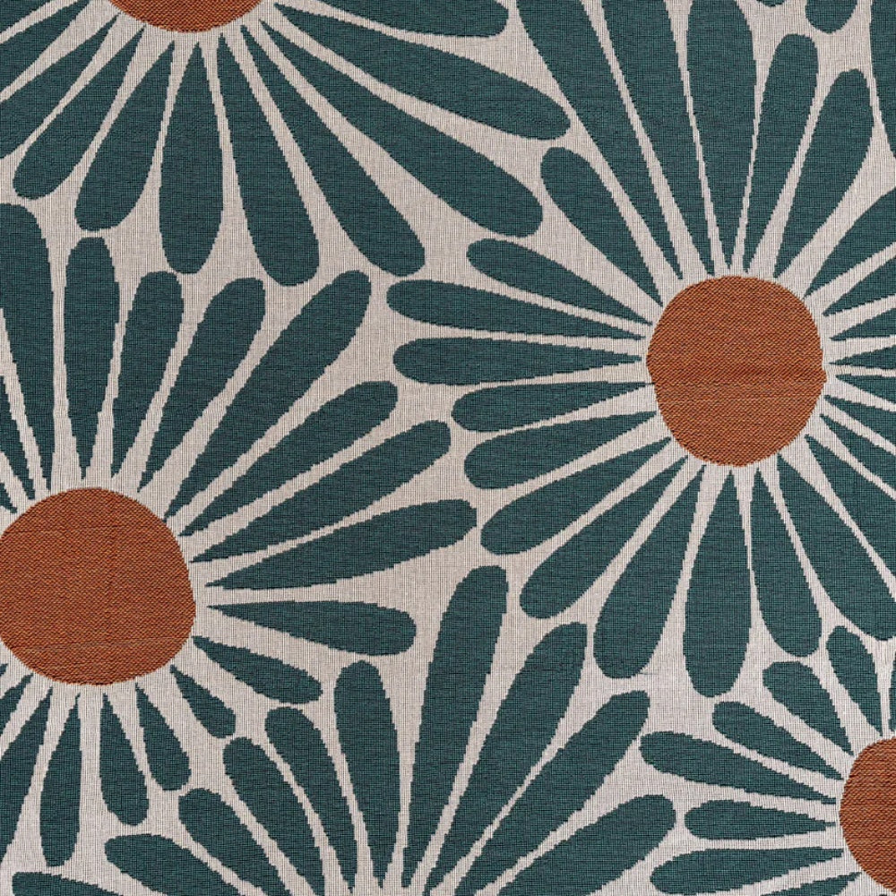 Lisslune | Floral Daisy Woven Throw Blanket