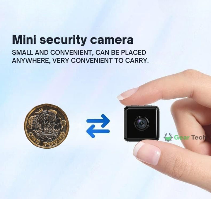 Lisslune | 1080P Wireless WiFi Security Camera | Weather-Resistant, App-Controlled & Ideal for Indoor and Outdoor Surveillance | Small Closed Circuit Camera