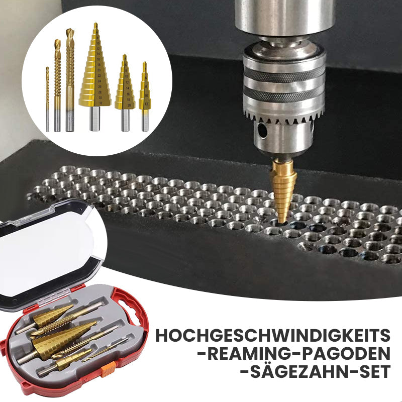 Lisslune | Step Drill Nut Cutter Drill Set (6 pieces)