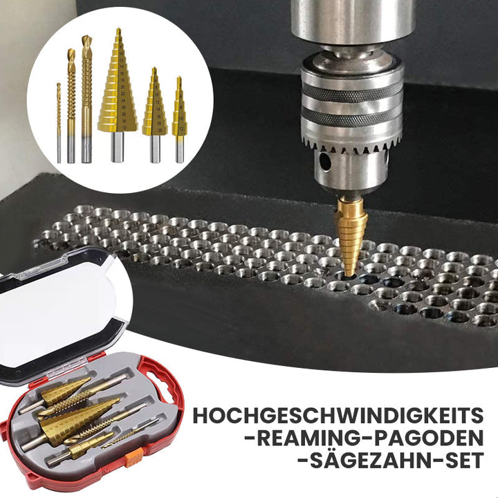 Lisslune | Step Drill Nut Cutter Drill Set (6 pieces)