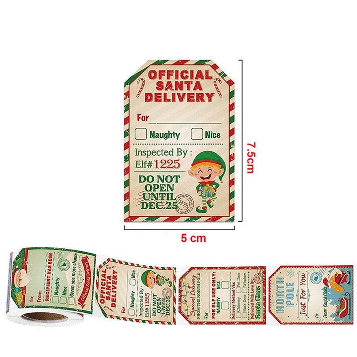 Lisslune | Christmas Decoration Sticker Roll (200 pieces)