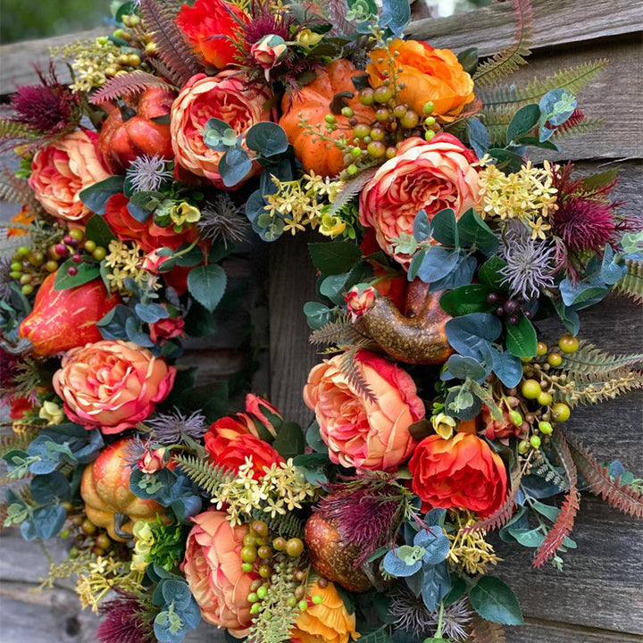 Lisslune | Halloween Pumpkin Wreath
