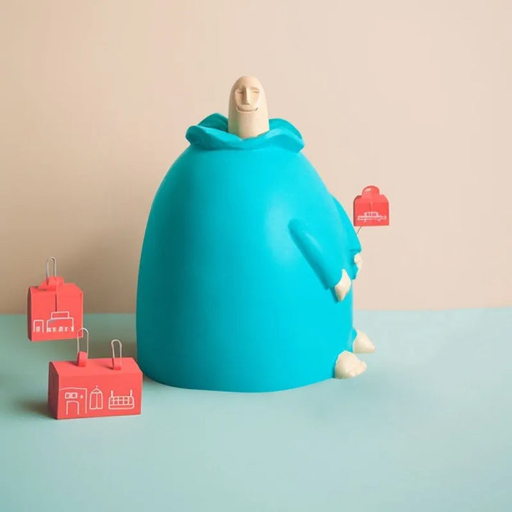 Lisslune | Small Blue Middle Finger Ornament