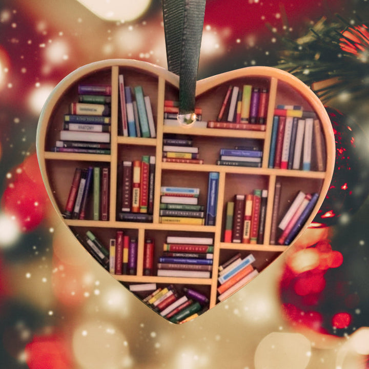 Lisslune | Sweet Heart Shaped Book Shelf Decoration