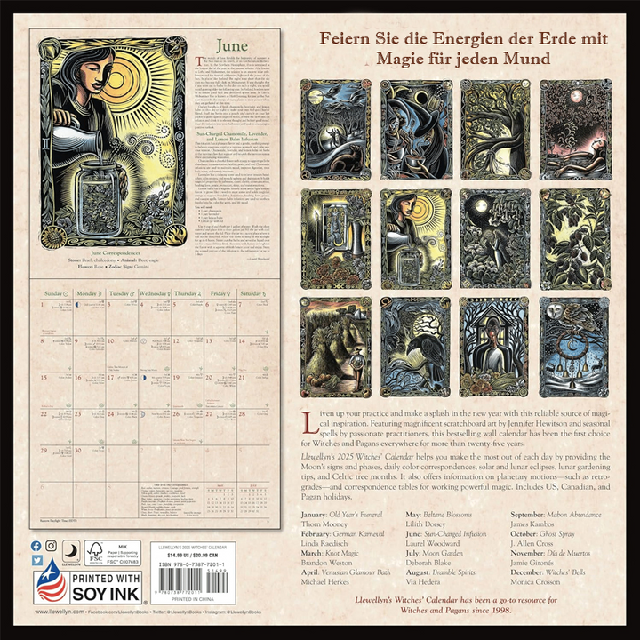 Lisslune | Witch Calendar 2025