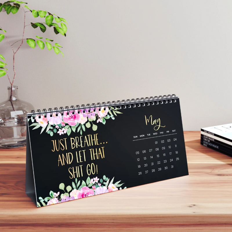 Lisslune | 2025 Calendar with Fun Quotes and Planner