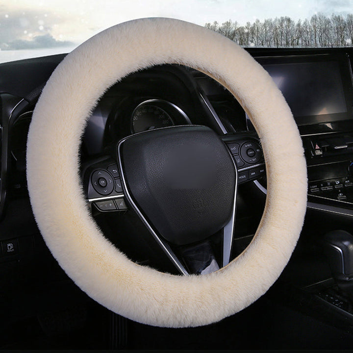 Lisslune | Universal Plush Car Steering Wheel Cover