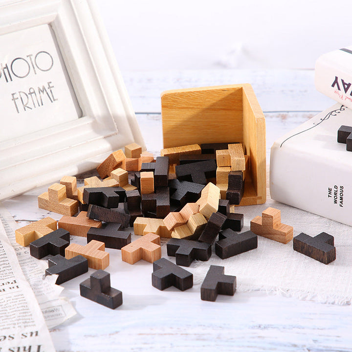 Lisslune | Wood intelligence toy brain teaser game
