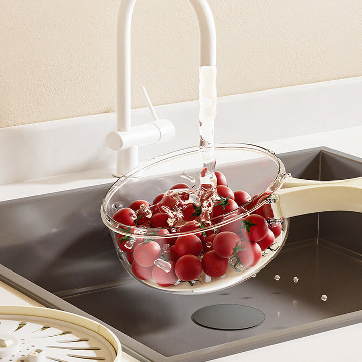 Lisslune | Multifunctional foldable handle drain bowl