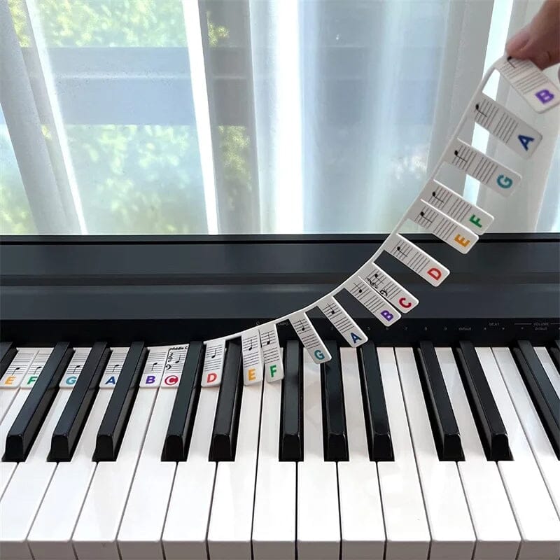 Lisslune | Removable Piano Keyboard Note Labels