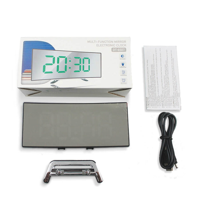 Lisslune | Curved LED Digital Alarm Clock - Rass