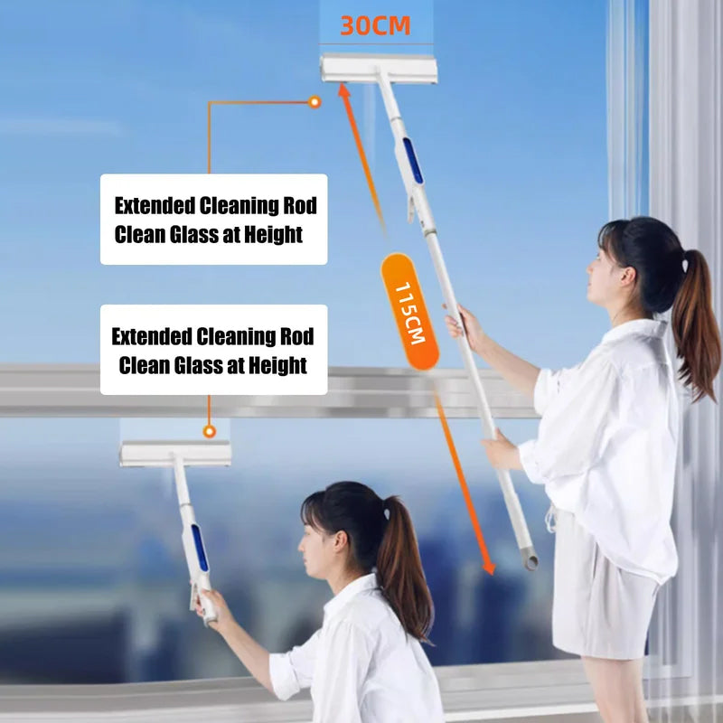 Lisslune | Window cleaning squeegee with spray function