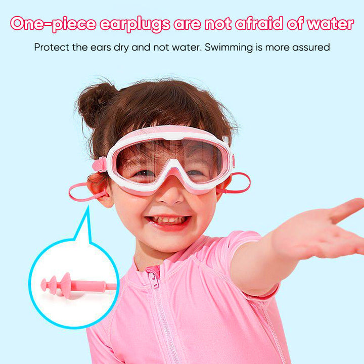 Lisslune | HD large frame waterproof and anti-fog swim goggles
