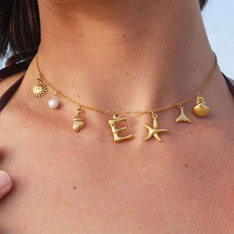 Lisslune | Ocean letter chain