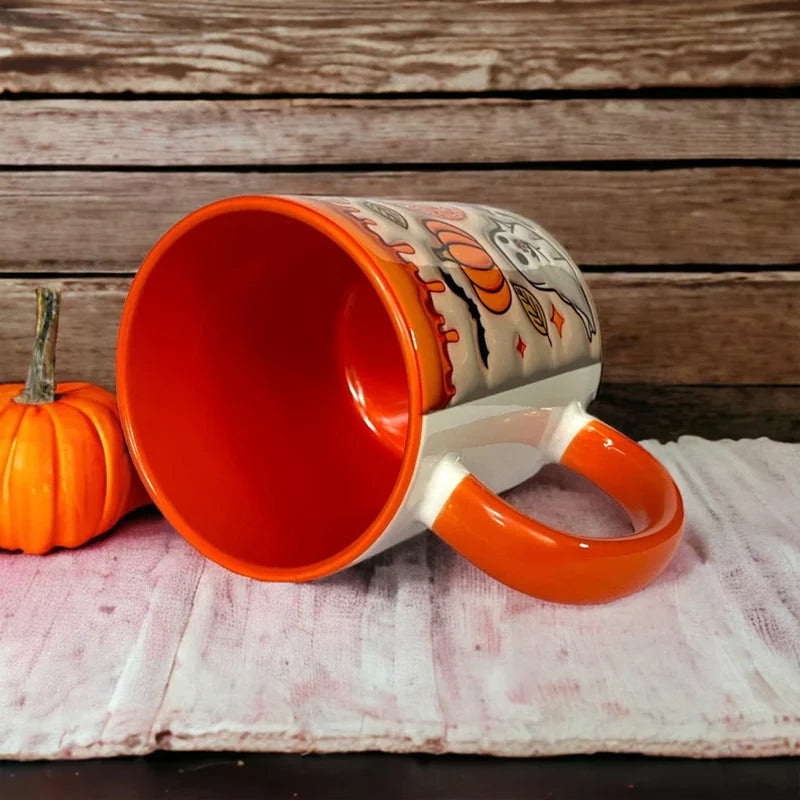 Lisslune | Pumpkin coffee mug with ghost