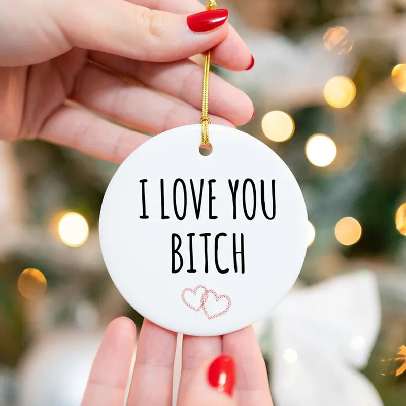 Lisslune | Funny Christmas tree ornament gift