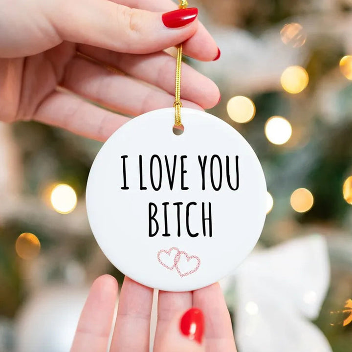 Lisslune | Funny Christmas tree ornament gift