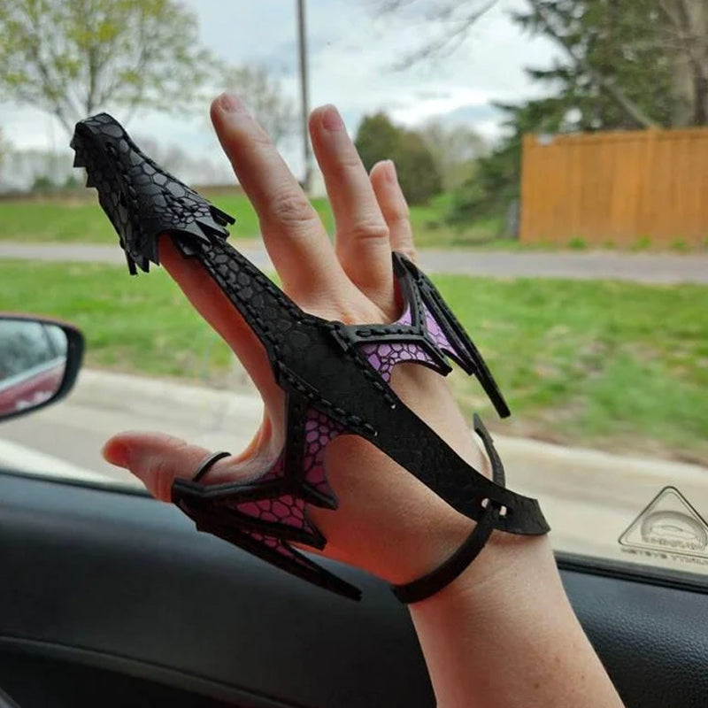 Lisslune | Leather Hand Dragon Bracelet