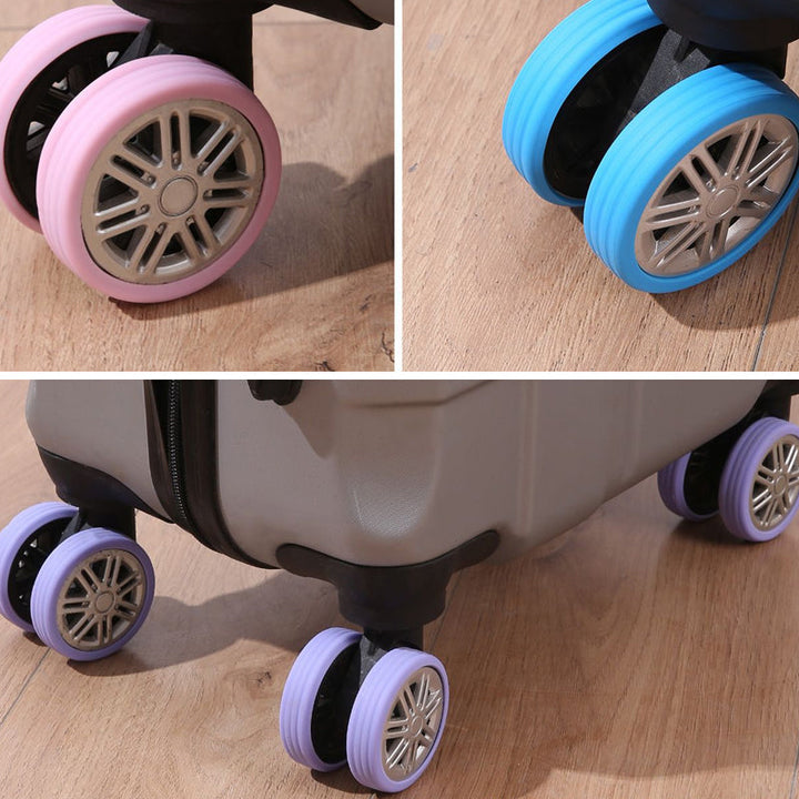 Lisslune | Silicone protective cover for luggage wheels (8 pieces)