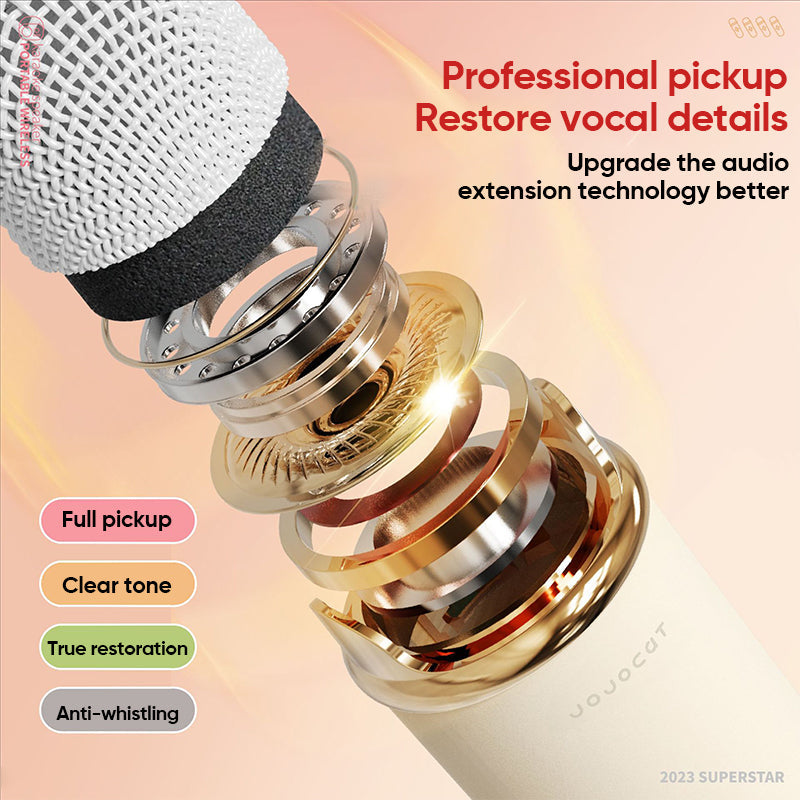 Lisslune | Portable Bluetooth Speaker with Wireless Microphone