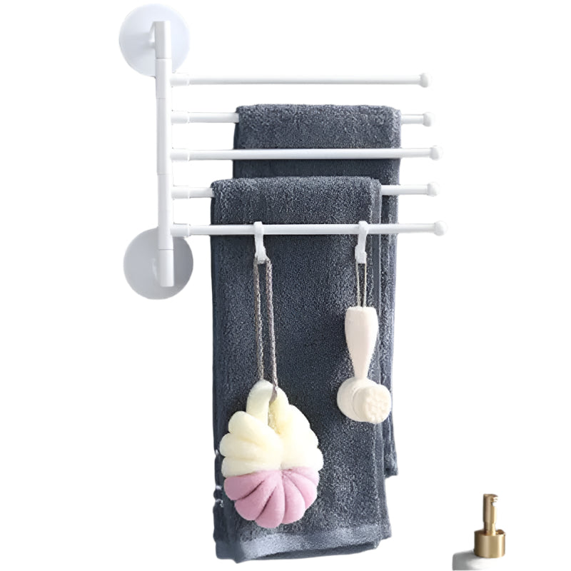 Lisslune | FlexiRack – Foldable, rotating wall mount and towel holder