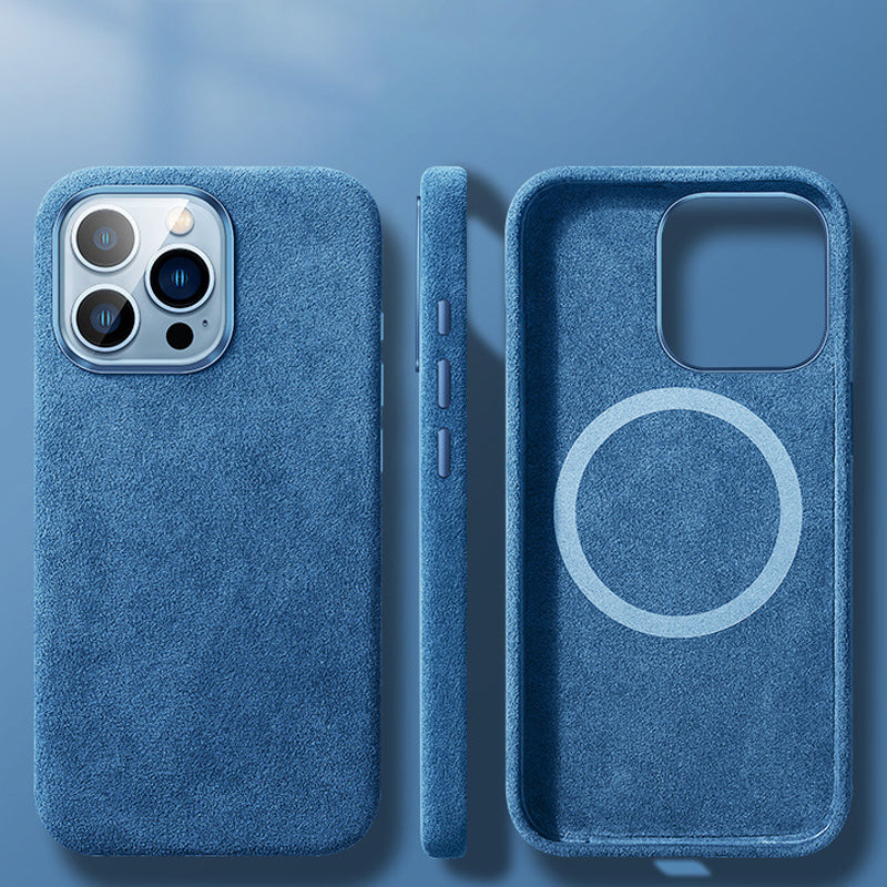 Lisslune | Italian Alcantara Magnetic Case for Iphone