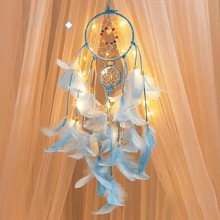 Lisslune | LumeDrøm Decorative Dreamcatcher – Magical Atmosphere with LED Lights