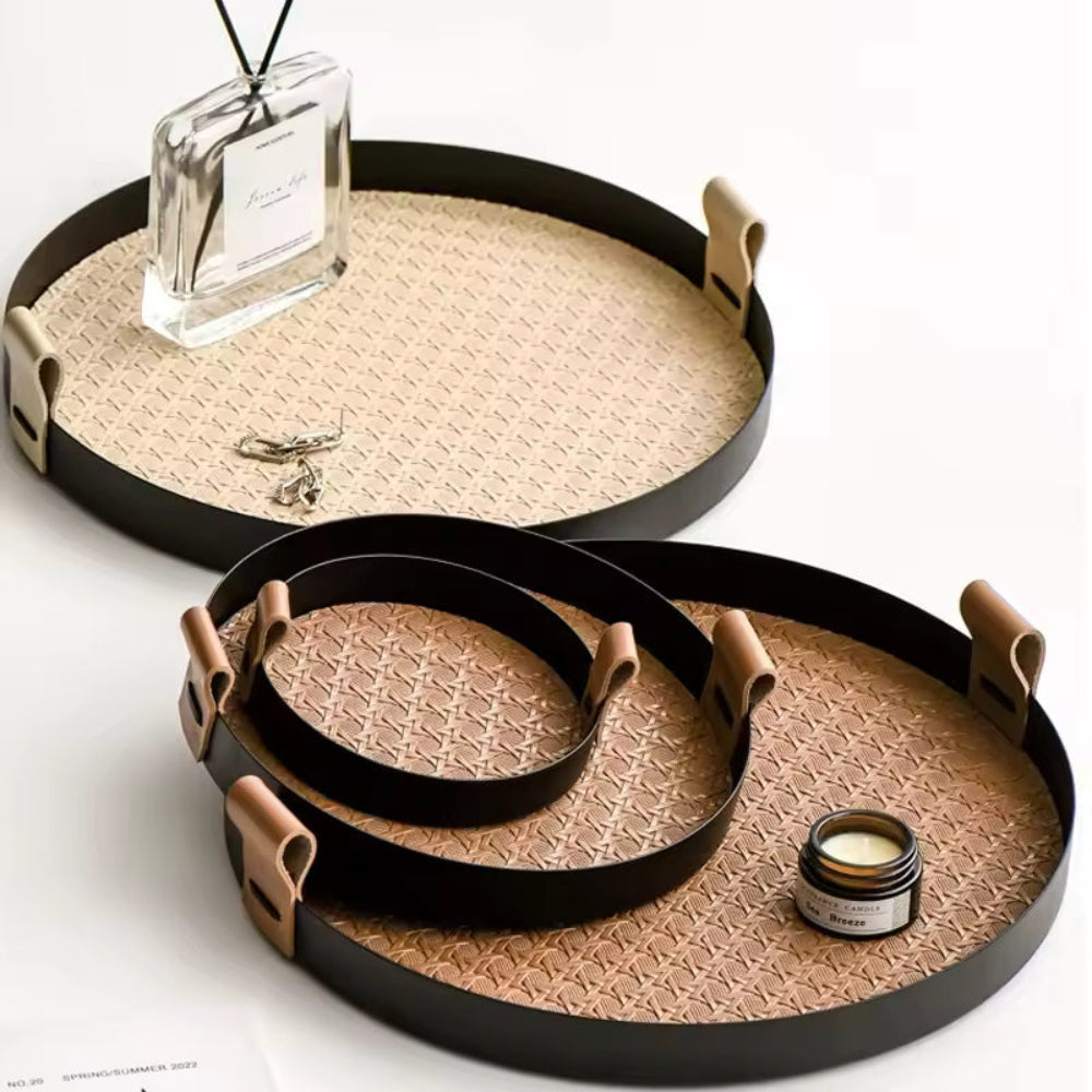Lisslune | Nordic-Inspired Rattan Weave Tray