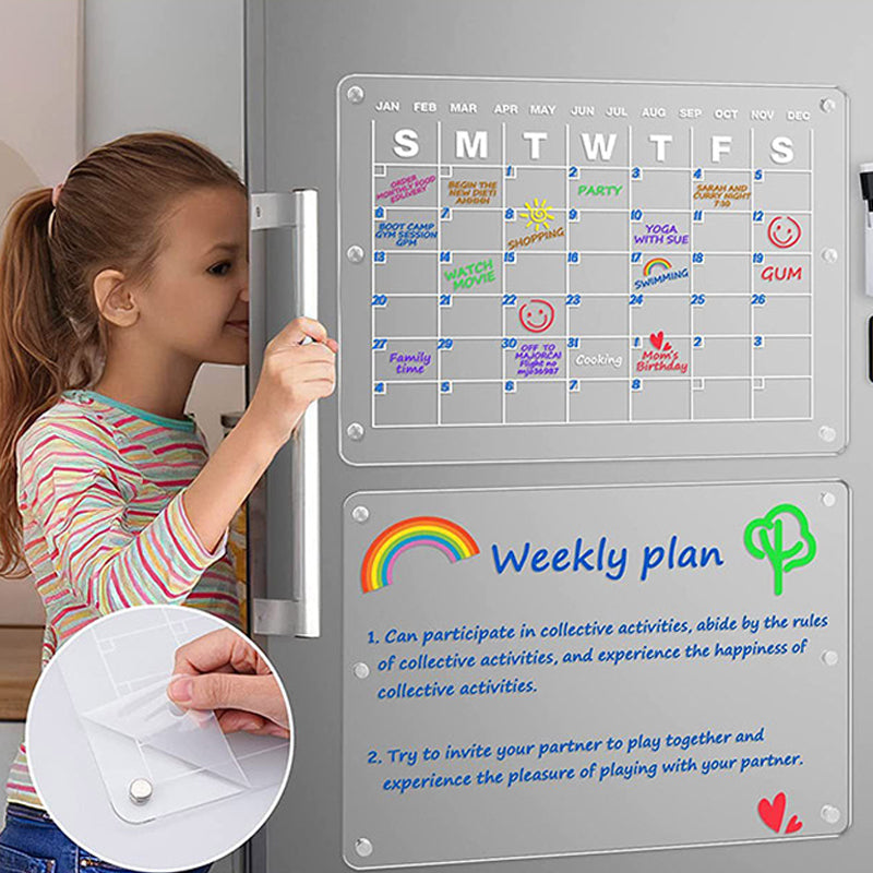 Lisslune | Magnetic Calendar for the Fridge